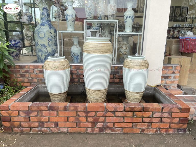 3つのブロケード水差しセット